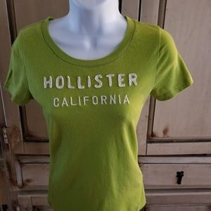 Hollister Lime Green Tee Top